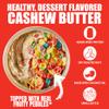 Fit Butters Fruity PEBBLES Cashew Butter - Added Protein and Coconut Oil, Low Carb, Low Sugar, Complete Protein Dessert Flavored Nut Butter view 3
