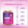 Collagen Peptides Gummies with 2500 mcg Biotin - Hydrolyzed Type I & III Multi Collagen Supplement with Vitamin C & Zinc - Support for Hair, Skin, Nails, Tasty Pomegranate Flavor - 120 Gummies view 4