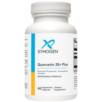 XYMOGEN Quercetin 20 Plus - Quercetin Supplements - Daily Complex with Vitamin C, N-Acetyl-L-Cysteine & Nettles - Formulated for Respiratory Support - Vegan & Gluten-Free (60 Capsules)