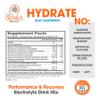 The Genius Brand - Genius Hydrate Stick Pack Powder Drink Mix  Blue Raspberry Flavor, Natural Electrolyte Booster with Coconut Water & Potassium for Ultimate Hydration - 20 Packets view 2