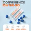 The Genius Brand - Genius Hydrate Stick Pack Powder Drink Mix  Blue Raspberry Flavor, Natural Electrolyte Booster with Coconut Water & Potassium for Ultimate Hydration - 20 Packets view 3