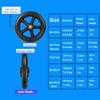 2PCS 6/7/8 Inch Wheel Replacement for Wheelchairs, Walkers, PVC Wheelchair Front Wheels Anti-Slip Replacement Caster Wheel with Screws(17cm(7inch)) view 2