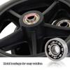 2PCS 6/7/8 Inch Wheel Replacement for Wheelchairs, Walkers, PVC Wheelchair Front Wheels Anti-Slip Replacement Caster Wheel with Screws(17cm(7inch)) view 3