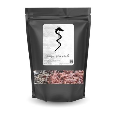 Raw Sea Moss Wildcrafted Full Spectrum 100% Natural from St. Lucia | Shade-dried | Use to make sea moss gel | Bulk (16 Ounce)