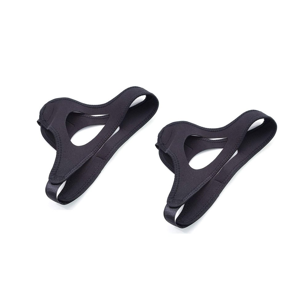 ASKJDT Airflow Jaw StrapComfortable and Soft Chin Strap Snore Reducing Aids to Keep Mouth Closed While Sleeping General Adjustable and Pain-Free Airflow Jaw Strap for Men and Women (2PCSB)