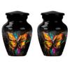 JAGSHASHI Butterfly Urns for Human Ashes Adult Female - Small Urns for Human Ashes Keepsake - Funeral Urns for Adult Ashes Women - Urns for Ashes Adult Female Mom (3 INCH Pack of 2) view 1