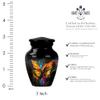 JAGSHASHI Butterfly Urns for Human Ashes Adult Female - Small Urns for Human Ashes Keepsake - Funeral Urns for Adult Ashes Women - Urns for Ashes Adult Female Mom (3 INCH Pack of 2) view 2
