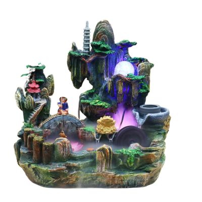 Creative living room home accessories to attract wealth, feng shui, water fountain, rockery, handicrafts, opening housewarming gifts RTTYJKUJHNRT28