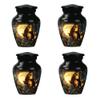 JAGSHASHI Butterfly Urns - Ashes Urn Mini - Burial Urns for Ashes - Funeral Urn - Urn for Human Ashes - Companion Urn (3 INCH Pack of 4) view 1