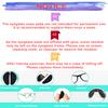 AURAADORN 20 Pair Eyeglass Nose Pads for Glasses,0.03" Ultra-Thin Eyeglasses Nose Pads Anti Slip,Adhesive Nose Pads for Glasses,Silicone Nose Pads for Eyeglass (20 Pair-Black Thin) view 3