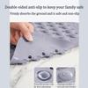 31.5x31.5IN Square Non Slip Shower Mat with Foot Scrubber Brush,Strong Suction Cups Foot Massager Cleaner Bath Mat ,with Drain Holes Bathtub Mats Pads,Shower Mat with Drain Holes,Non-slip bath rugs.(G view 3