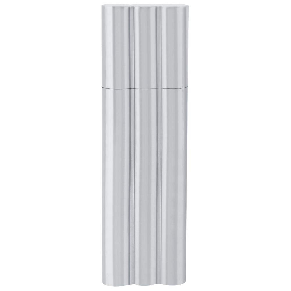 Akozon Three Tubes Stainless Steel Hip Flask and Cigar Holder Humidor Tube Travel Carry Case Home and Family Appliance and Decor