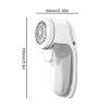 NineLife Basics Rechargeable Fabric Shaver Lint Remover, Sweater Shaver Clothes Shaver, Stainless Steel Blades, Suitable for Clothes, Sweater, Couch, Blanket, Wool (B) view 3