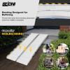 BEJONI Wheelchair Ramp 5FT, Portable Wheelchair Ramps for Home Steps, Aluminum Folding Handicap RampsThreshold Ramps for Home Entry, Wheelchairs, Scooters, Doorway, 29.1''W view 4