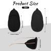 2Pcs Eye Patches for Adults Kids Eye Patch for Glasses Medical Soft Eye Patch for Treating Lazy Eye Amblyopia Strabismus After Surgery for Left or Right Eyes and After Surgery Women Men(Black) view 3