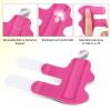 4 Pcs Finger Splints Trigger Finger Splint Mallet Finger Splint Finger Brace for Injury Sprain Finger Straightener Finger Splint for Index Middle Ring Pinky Finger view 3