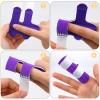 4 Pcs Finger Splints Trigger Finger Splint Mallet Finger Splint Finger Brace for Injury Sprain Finger Straightener Finger Splint for Index Middle Ring Pinky Finger view 4