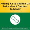 Nature Made Vitamin D3 K2, 5000 IU (125 mcg) Vitamin D, Dietary Supplement for Bone, Teeth, Muscle and Immune Health Support, 30 Softgels, 30 Day Supply - Pack of 2 view 3