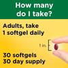 Nature Made Vitamin D3 K2, 5000 IU (125 mcg) Vitamin D, Dietary Supplement for Bone, Teeth, Muscle and Immune Health Support, 30 Softgels, 30 Day Supply - Pack of 2 view 4