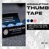 Weightlifting Thumb Tape 7 M / 23 Ft Length Per Roll. Extra Adhesive Weightlifting Thumb Tape for Weightlifting, Hook Grip and Powerlifting. (White) view 2