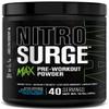 Jacked Factory Nitrosurge Max High Performance Pre Workout Powder - Pre Workout w/Nootropic Ingredients for Intense Focus, Pumps, Smooth Energy, Endurance - 40 Servings, Electric Blue Raspberry view 1