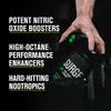 Jacked Factory Nitrosurge Max High Performance Pre Workout Powder - Pre Workout w/Nootropic Ingredients for Intense Focus, Pumps, Smooth Energy, Endurance - 40 Servings, Electric Blue Raspberry view 2
