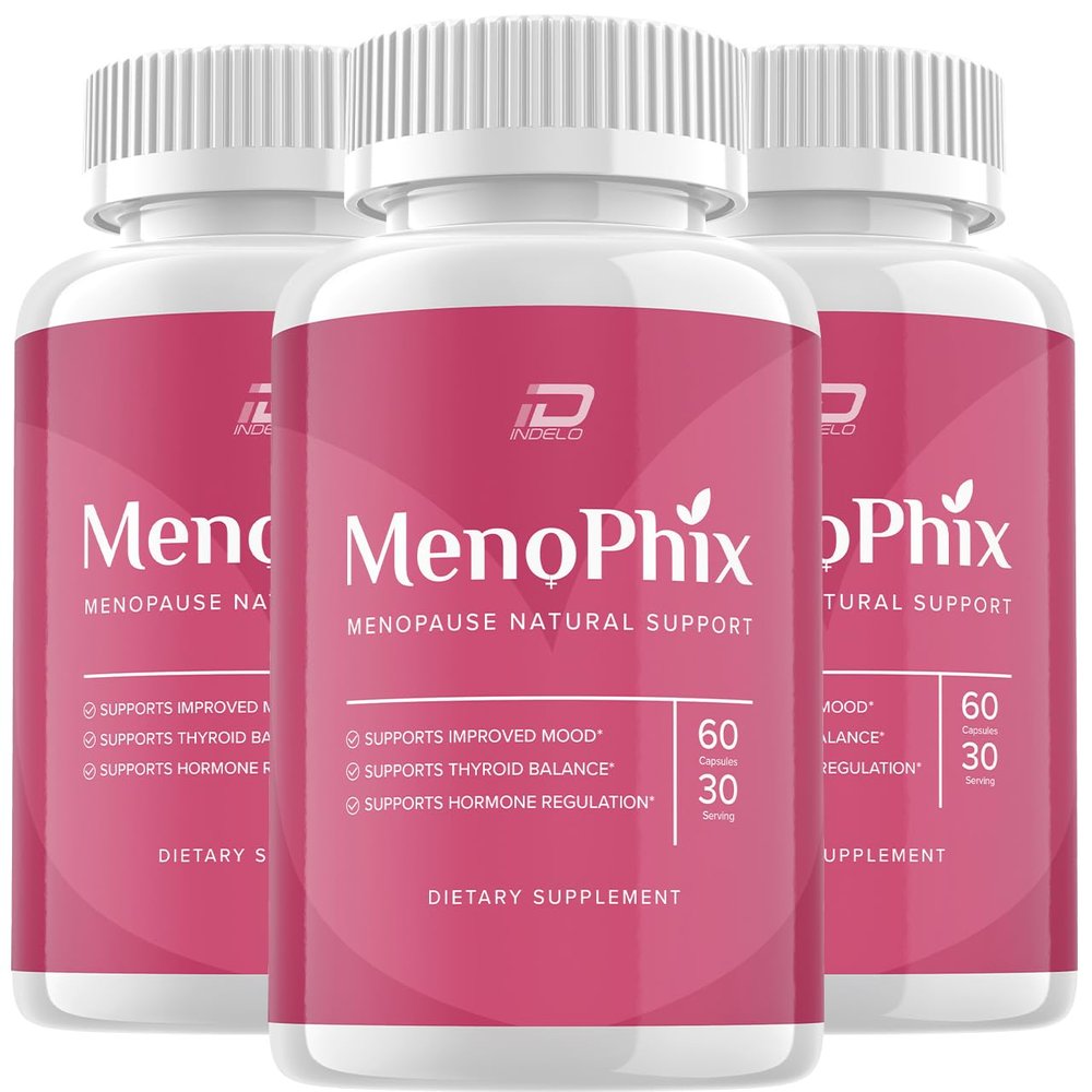 MenoPhix Natural Support Capsules - MenoPhix Supplement, MenoPhix Supplements for Women Natural Support, Reviews (3 Pack - 180 Capsules)