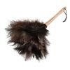 16 Inch Ostrich Feather Duster with Wooden Handle for Eco Friendly Cleaning of Delicate Items Antiques and Electronics Ideal for Home Office and Car 2 Pack view 2