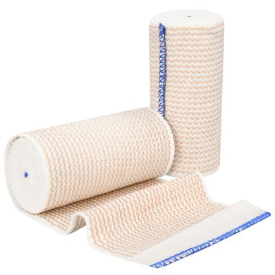 2 Pack 4" Premium Elastic Bandage Wrap, Reusable Hook and Loop Compression Wrap Bandage for Knees, Ankles, Wrists, Legs, Body