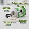 American Standard Supplements Zinc 100mg, Vitamin C 1000mg, and Vitamin D3 5000 IU (125mcg) Per Serving - Gluten Free, Non-GMO, 60 Capsules, 30 Servings view 3