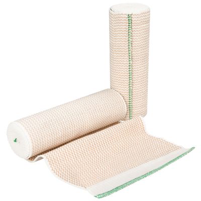 2 Pack 6" Premium Elastic Bandage Wrap, Reusable Hook and Loop Compression Wrap Bandage for Knees, Anks, Wrists, Legs, Body