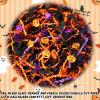 Jansun Halloween Black Orange Purple Crinkle Cut Paper, 115g/4oz Shred Filler with Pumpkin Spider Bat for Gift Wrapping Craft DIY Basket Filling Trick or Treat Candy Decorations view 3