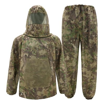 Tongcamo Mosquito Net Suit Camo Hunting Mesh Suit Bug Net Clothing with Hood for Outdoor Protection No-See-Ums Garden Camping