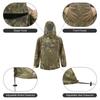 Tongcamo Mosquito Net Suit Camo Hunting Mesh Suit Bug Net Clothing with Hood for Outdoor Protection No-See-Ums Garden Camping view 3