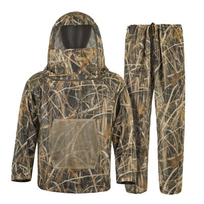 Tongcamo Mosquito Net Suit Camo Hunting Mesh Suit Bug Net Clothing with Hood for Outdoor Protection No-See-Ums Garden Camping