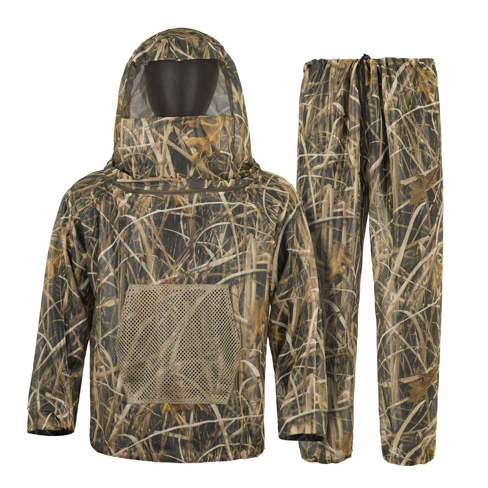 Tongcamo Mosquito Net Suit Camo Hunting Mesh Suit Bug Net Clothing with Hood for Outdoor Protection No-See-Ums Garden Camping