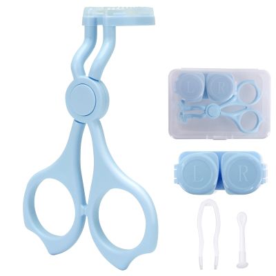 Color Contact Lenses Wearing Aid Tool for Easier Apply/Remove, Contact Lens Applicator Tool for Beginner(blue)