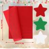 SANNIX 100 Sheets Christmas Tissue Paper, Red Green White Wrapping Tissue Paper for Christmas Gift Bags Wrapping DIY Crafts Holiday Xmas Party Decoration 19.7 13.8 Inch view 2