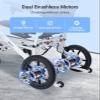 Aotedor Electric Wheelchairs for Adults,22 Miles Long Travel Range with 2 Lithium Batteries All Terrain Power Wheelchair,Ultra Lightweight 39Lbs Folding Compact Motorized Wheelchair,Airline Approved view 4