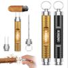 2-Pack Cigar Draw Enhancer Tool, Cigar Poker & Cigar Nubber 2-in-1, Practical Cigar Accessories with Key Ring for All Cigars view 1