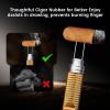 2-Pack Cigar Draw Enhancer Tool, Cigar Poker & Cigar Nubber 2-in-1, Practical Cigar Accessories with Key Ring for All Cigars view 3