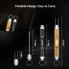 2-Pack Cigar Draw Enhancer Tool, Cigar Poker & Cigar Nubber 2-in-1, Practical Cigar Accessories with Key Ring for All Cigars view 4