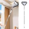 43 63 83 in Extendable Window Cleaner, Hangable Window Washing Kit & Window Cleaning Tool for Shower Glass Door/ Tiles, Microfiber Window Scrubber with Rotating Triangle Mop Head(110 - 210 cm/43.3 - 8 view 1