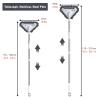 43 63 83 in Extendable Window Cleaner, Hangable Window Washing Kit & Window Cleaning Tool for Shower Glass Door/ Tiles, Microfiber Window Scrubber with Rotating Triangle Mop Head(110 - 210 cm/43.3 - 8 view 2