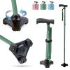 HurryCane HCANE-PG-C2 Freedom Edition Foldable Walking Cane with T Handle, Pastel Green view 1