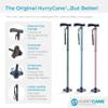 HurryCane HCANE-PG-C2 Freedom Edition Foldable Walking Cane with T Handle, Pastel Green view 2