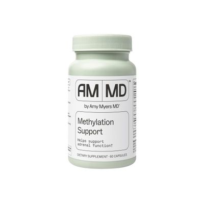 Amy Myers MD Methylation Support - MTHFR Supplement - Supports Adrenal Function, Gut & Liver Health - Contains Folate, Vitamin B12, B6 & B2 - Non-GMO & Gluten-Free - 60 Capsules (30 Servings)