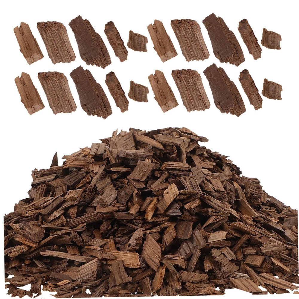 FELTECHELECTR Pack of Medium Chips for Home Brewing Enhance Red Wine Aroma Oak Chips for Wine Making and Whiskey Aging Home Brewing Accessory