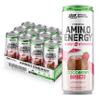 Optimum Nutrition Amino Energy Sparkling Hydration Drink, Electrolytes, Caffeine, Amino Acids, BCAAs, Sugar Free, Cocoberry Breeze, 12 Fl Oz, 12 Pack (Packaging May Vary) view 1