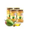 Ashoka 1932 | Traditional Indian Pickle | Premiun Olive Oil | All Natural | Pickled Mango | Vegan | Kosher Certified | Indian Pickle | North Indian Snacks | Achar Jar | 300 Grams (Pack of 4) view 1